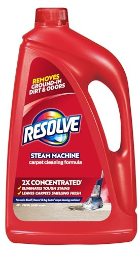 Resolve Steam Carpet Cleaner Solution Shampoo, 3.75 Lb Bottle, 2X Concentrate, Safe for Bissell, Hoover & Rug Doctor, Carpet Cleaner, Carpet Cleaner Solution