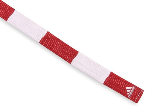 CINTURA ADIDAS 6° DAN BIANCA E ROSSA IN COTONE 100% CM 320