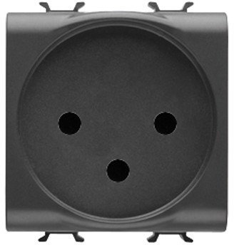 Gewiss - GW12281 - PRESA 2M 2P T 16A ST.ISRAELIANO NER