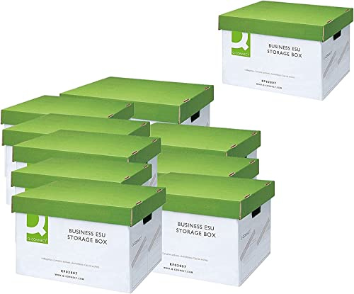Q-Connect Business Easy Set Up Storage Box (10 Pack)