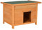 PawHut Wooden Dog Kennel Elevated Dog Pet House w/ Open Top 85W x 58D x 58H cm