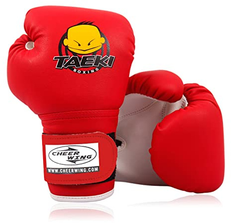 Cheerwing Kids Boxing Gloves 4oz Training Gloves for Youth and Toddler Punching Mitts Kickboxing Muay Thai Gloves