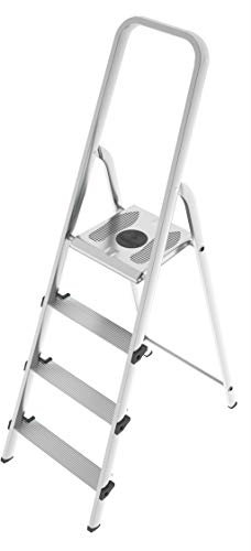 SCALA MISTA ACCIAIO ALLUMINIO 4 GRADINI