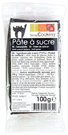Pasta de azúcar negra - 100 g