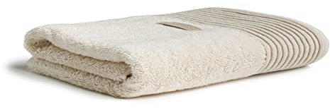 möve Wellness Duschtuch Uni mit Chenillebiesen 80 x 150 cm aus 100 % Baumwolle (Spinair), nature