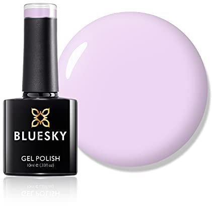 Bluesky Gel Nail Polish, Satin Sheets Nd01, Light, Lilac, Pale, Purple,Spring, Taffy Long Lasting, Chip Resistant, 10 ml (Requires Drying Under UV LED Lamp)