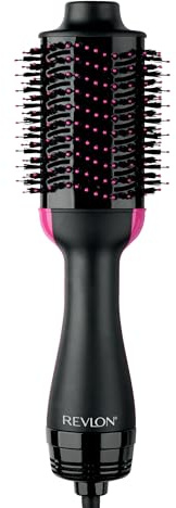 REVLON One-Step Volumizer Hair Dryer and Styler – Easy Salon-Style Blowouts – Less Frizz, More Shine, and Reduced Heat Damage, for All Hair Types and Lengths (Black)
