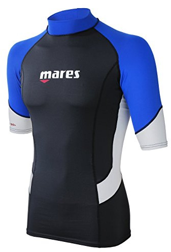 Mares Herren Rash Guard Shortsleeve, Mehrfarben, S EU