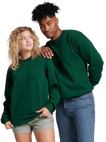 Dri-Power® Fleece Crew - Dark Green - Large