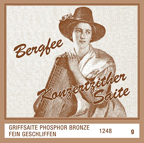 Optima Zither-Saiten Griffsaiten Münchner Stimmung Verlängert g Phosphor Bronze geschliffen 1248.H
