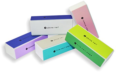 NAILFUN 5 Tacos Pulidores de 4 Fases para Uñas