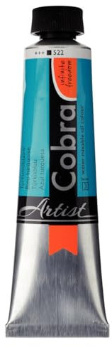 Cobra Artists' Watermixable Oils - Turquoise Blue - 40ml tube (S3) (220)
