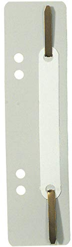 Exacompta 426010B 250er Pack Plastik-Heftstreifen grau. Aus PP-Folie kaufmännische Heftung Aktendulli Hefter Schnellhefter ideal für Büro und Schule