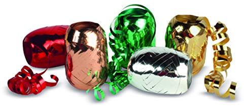 PRÄSENT MÉXICO Bobinas de Colores Variados Tonos Colorido, Cinta Regalo 24 x 20 m Largo, 5 mm Ancho, Juego 24 Rollos Cinta Embalaje en Colores Colorido, para Regalos, Decoraciones y arreglos Florales