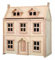 PlanToys Viktorianisches Puppenhaus - Puppenhaus Holz - Spielhaus Holz - Puppenhaus ab 3 Jahre Mädchen und Jungen - nachhaltiges Holzspielzeug