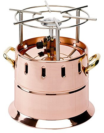 Pentole Agnelli COCUFLAMGAS Flambeau a Gas da Sala, Senza Padella, in Rame