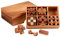 Knobelspiel 6er Set, Knobelspiele für Erwachsene, IQ Puzzle Set, Geduldspiele für Kinder, 3D Holz Puzzle Rätselbox, Geschicklichkeitsspiele, Geschenke für Adventskalender, Mini Rätselspiele