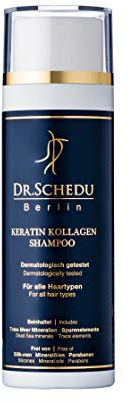 Dr. Schedu Berlin Keratin Kollagen Totes Meer Shampoo 200 ml 100% silikonfrei, 100% parabenfrei, 100% tierversuchsfrei, Made in Germany!