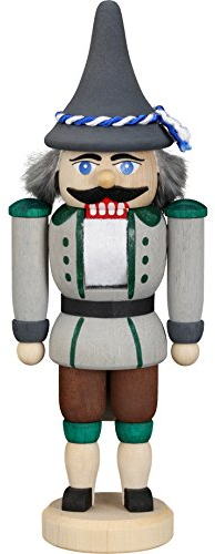 Nötknäpparen Bayer på Oktoberfesten, 15 cm hög, original Erzgebirge av Seiffener Volkskunst SV 11414