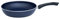 Riess, 0042-012, Omas Emaillepfanne 24, CLASSIC - EMAILLEPFANNEN, Durchmesser 24.8 cm, Höhe 5,6 cm, Emaille, blau mit schwarzem Kunststoffgriff, Bratpfanne, Induktion