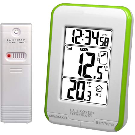 La Crosse Technology WS6810 Station de Température, Coloris Vert