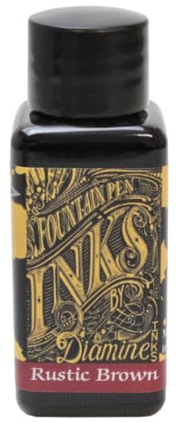 Diamine 30ml Rustic Brown fountain pen ink bottle
