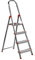 Escalera Aluminio Rolser Norma 220 4 Peldaños Anchos. Certificada según Norma Europea EN-131 para Uso doméstico y Profesional.