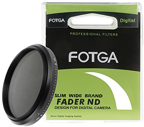 FOTGA Slim Fader Variabel ND Filter Justerbar ND2 till ND400 Neutral Densitet (46 mm)
