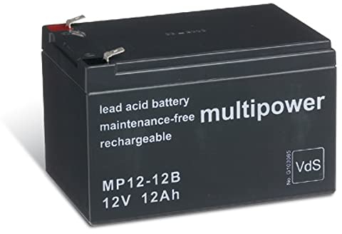 akku-net Bleiakku (multipower) MP12-12B VDs, 12V, Lead-Acid