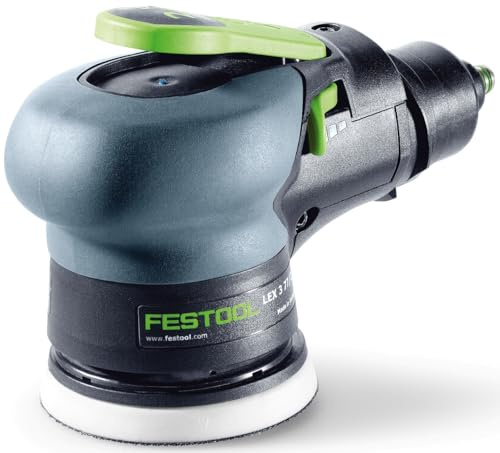 Festool Druckluft-Exzenterschleifer LEX 3 77/2,5 (mit Schleifteller, Flasche Reinigungs- und Schmieröl, Schraubendreher)
