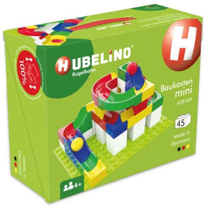 Hubelino 420169 Baukasten mini (45-teilig) Kugelbahn, kompatibel