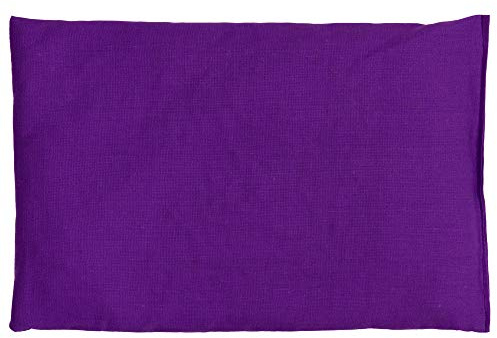 GIRAFFENLAND Traubenkernkissen 30 x 20 cm, lila - Als Wärmekissen & Kältekissen - Kissen mit Traubenkerne für Mikrowelle und Backofen - 30x20cm