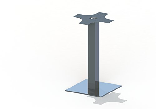 durante® Tischgestell Tischsäule Tischbein Hera 550 Aluminium eckig Höhe 725 mm