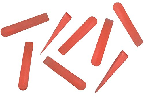 Connex Fliesenkeile 30 x 5 mm - Praktisches Set mit 500 Stück - Aus robustem Kunststoff - rot / Fliesenzubehör / Fliesenverlegehilfe / Fliesen-Abstandhalter / COX792000
