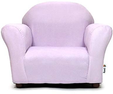 Roundy Toddler Armchair with Soft Microsuede Upholstery Durable Wooden Frame, Ergonomic Design, Fully Assembled, Comfortable Kids Chair for Ages 2-5, Ideal for Bedroom, Playroom & Daycare Use.