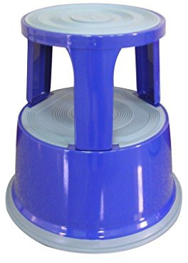 Q-Connect Blue Metal Step Stool KF04847