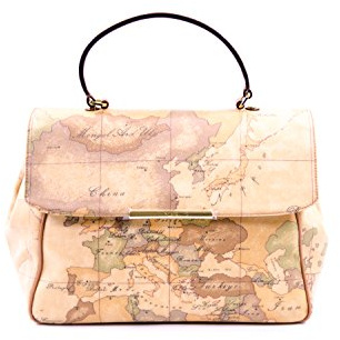 Alviero Martini Borsa A Mano Piatta Geo Classic