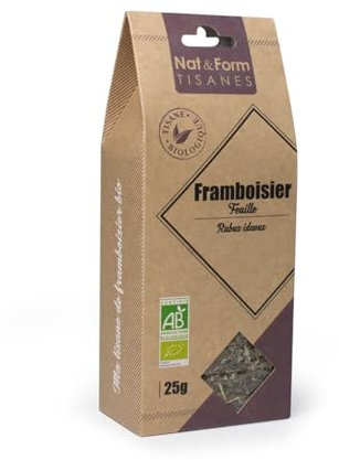 Nat&Form Tisane Framboisier Feuille 25g