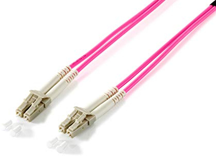 Equip LWL patchkabel LC->LC 7,50 m multimode duplex OM4 viol polybag