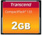 Transcend 2GB CompactFlash 133 Memory Card (CF Card) Up to 50/20 MB/s, Supports Ultra DMA transfer mode 4 with MLC NAND Flash appropriate for entry-level DSLRs TS2GCF133
