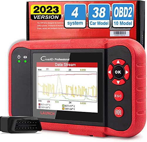LAUNCH Alimenté par pile CRP123 Valise Diagnostic Auto obd2 diagnostic français pour Codes d’Erreur, Moteur/ABS/SRS/Boite lecteur de Automobile Diagnostic Voiture