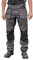 Xpert - Core Stretch Work Trousers Mens. Modern Fit Combat Cargo Pants Holster Work Trousers with Stretch Panels and Knee Pad Pockets (44W / 31L) Grey/Black