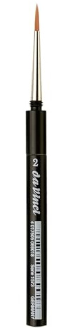da Vinci Travel Series 1573 CosmoTop Spin Watercolor Brush, Round Synthetic with Protective Case Handle, 2
