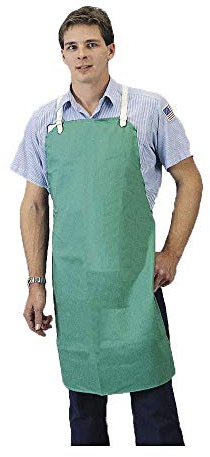 Tillman 6236 24X36 9 oz. Green Flame Resistant Cotton Bib Apron