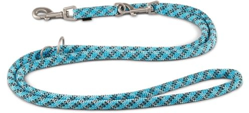 Wolters Führleine Everest reflektierend 200cm x 9mm aqua/schwarz