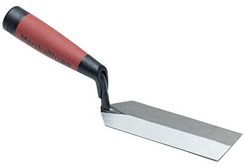 Marshalltown 56D Randkelle mit Durasoftgriff, aus Carbonstahl, schmale Kelle für enge Stellen, Maße: 152x51 mm