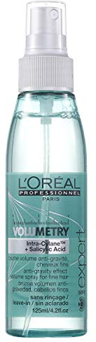 L'Oréal Professionnel Paris Serie Expert Volumetry Ansatzspray, professionelles Volumen-Spray für feines Haar, mit Intra-Cylan & Salizylsäure, volumengebend & langanhaltend, 125 ml