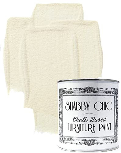Shabby Chic Chalk Based Furniture Paint 1 litre (Antique White)