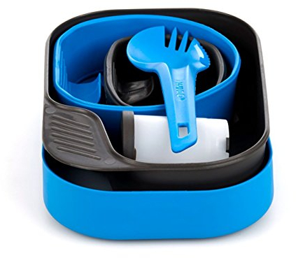 Wildo Camp-A-Box Complete Essgeschirr, Light Blue