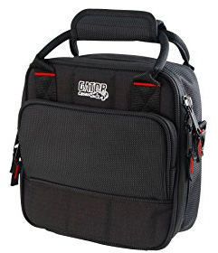 Gator Cases gepolsterte Nylon-Transporttasche für Mischpult/Geräte mit abnehmbarem Riemen; 9,5 x 9,25 x 2,75 (G-MIXERBAG-0909)